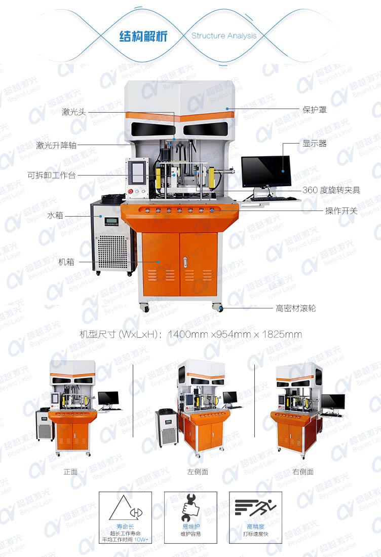 光啞同體激光打標機結構解析 光啞同體激光打標機結構解析